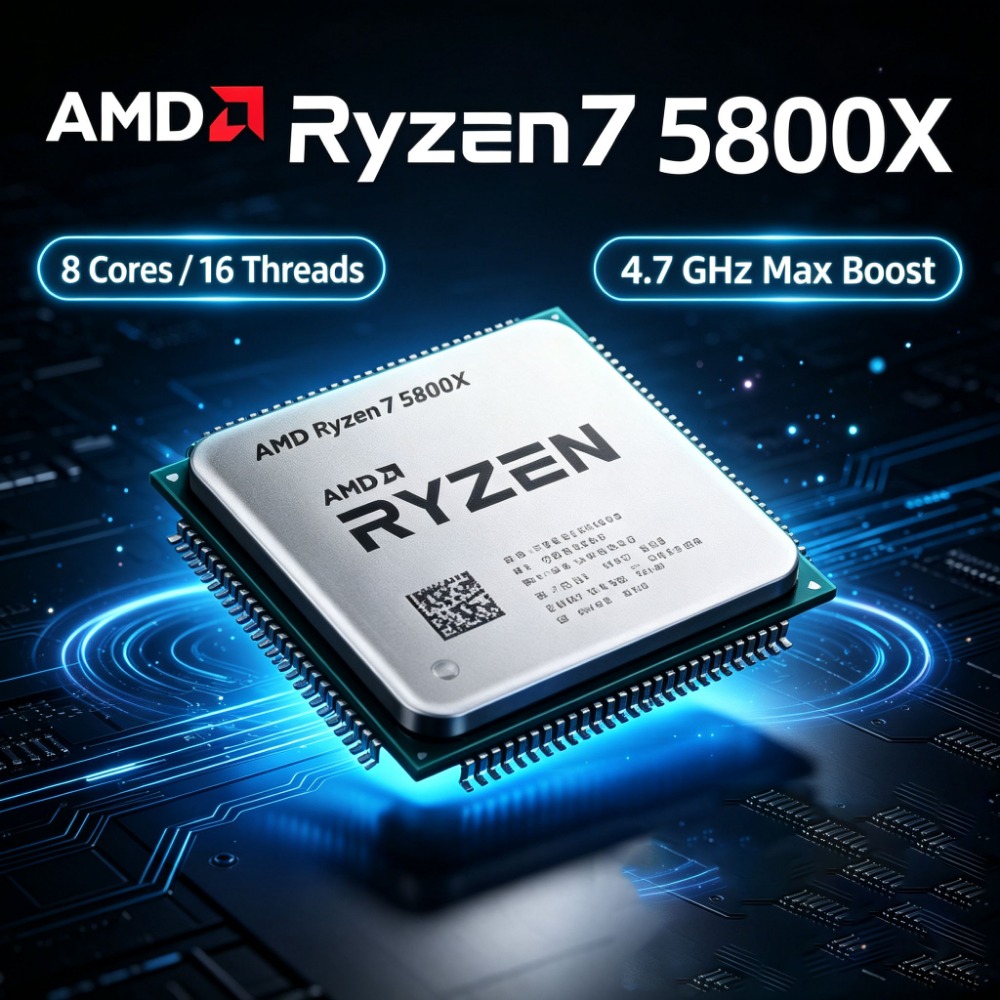 Процессор AMD Ryzen 7 5800X, 8 – обзор и цена Amd Cpu Ryzen 7