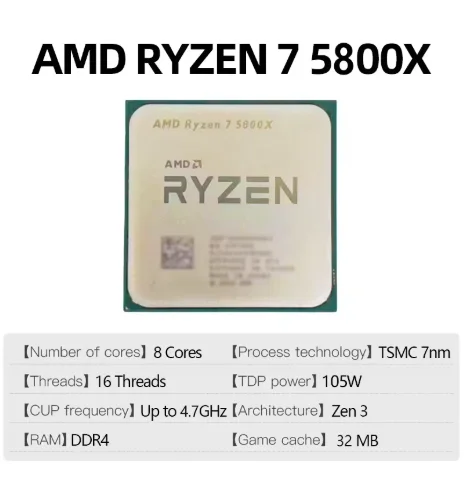 Процессор AMD Ryzen 7 5800X, 8 – обзор и цена Amd Cpu Ryzen 7