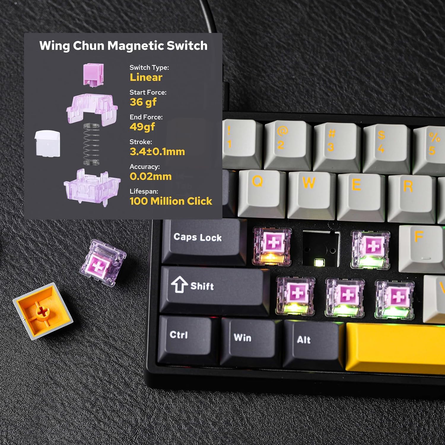 Механическая клавиатура AULA W – обзор и цена Gaming Keyboard Hot Swappable