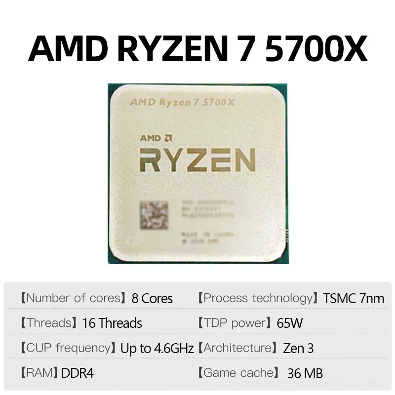 Процессор AMD Ryzen 7 5700X, 8 – обзор и цена Amd Cpu Ryzen 7