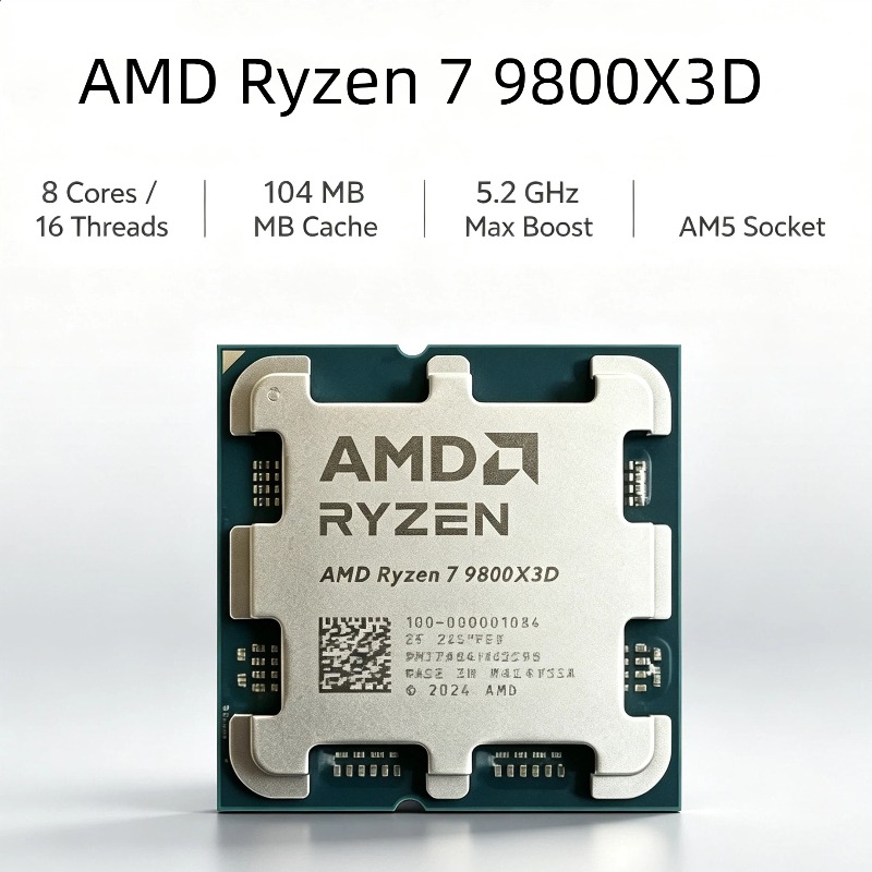 AMD Ryzen 7 9800X3D — процессо – обзор и цена Amd Cpu Ryzen 7